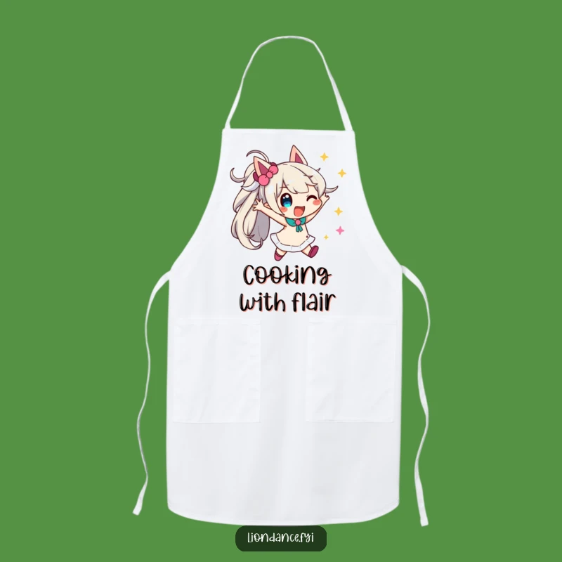 Funny Streamer Chef Apron - Cook with Playful Flair!