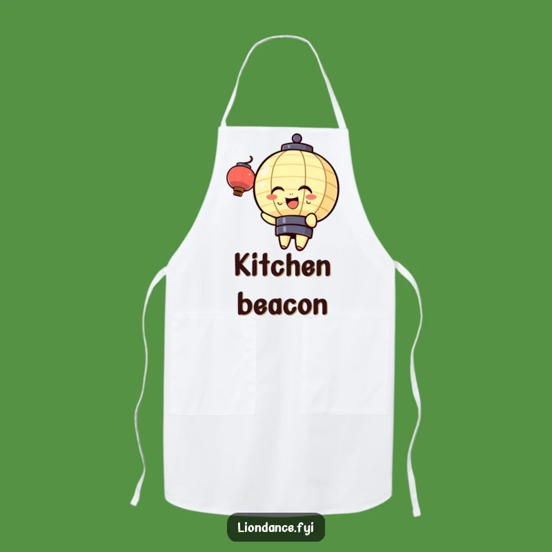 Funny Lantern Bobbing Apron: Cook with Gentle Joy & Warmth