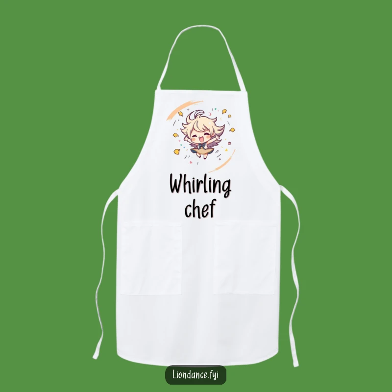 Funny Spinning Character Apron - Cook with Playful Energy