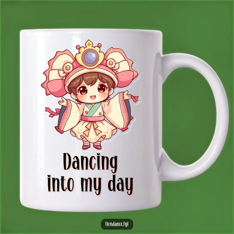 Funny Dancer Character Mug - Cheerful Flair Costume Movement Funny Gift