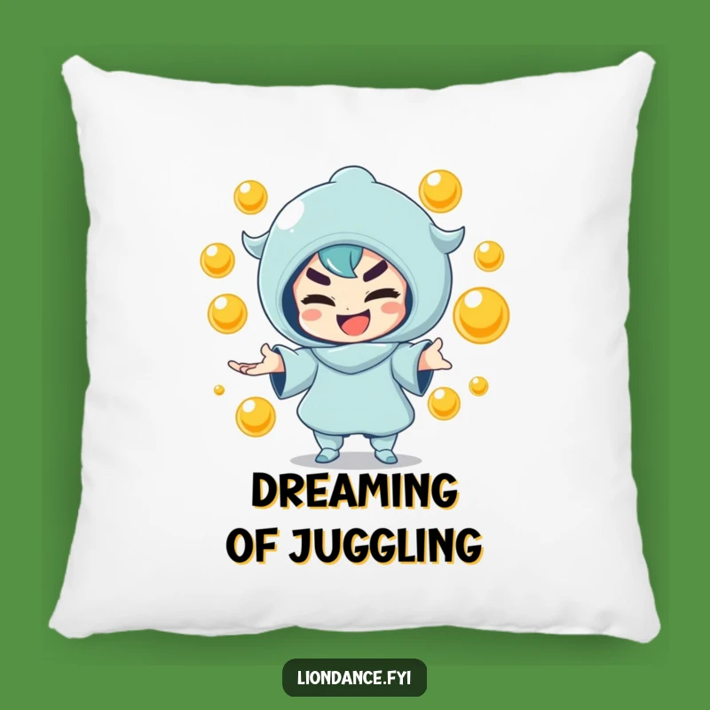 Funny Juggling Orb Pillow - Cozy Comfort with a Mischievous Touch