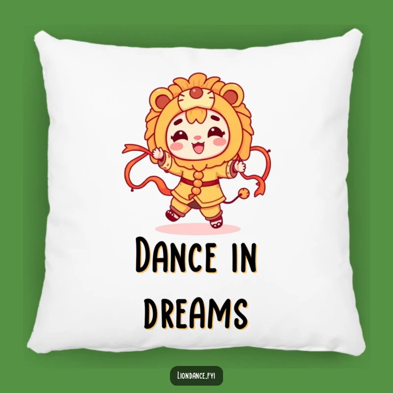 Funny Dancing Lion Pillow: Cozy Comfort with a Celebration, Perfect Decorative Gift