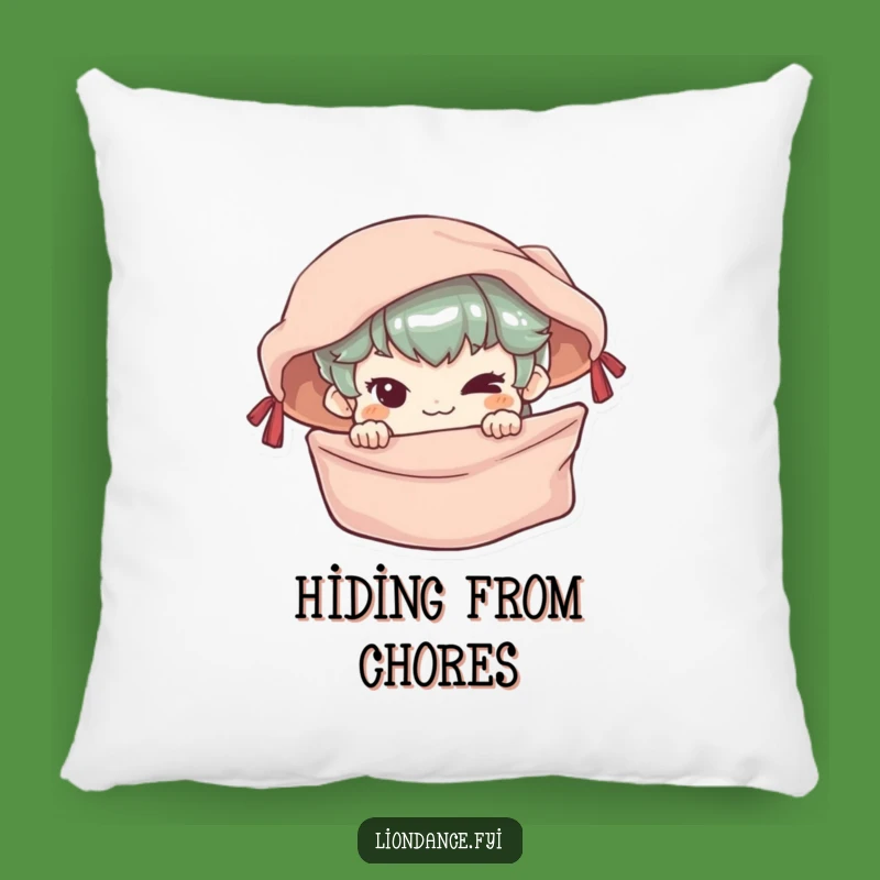 Funny Mischievous Banner Pillow - Comfy Humorous Gift for Playful Relaxation
