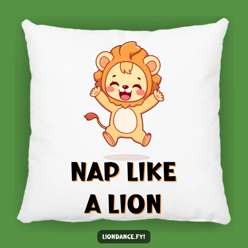 Funny Lion Costume Pillow - Huggable Playfulness - Perfect Funny Gift