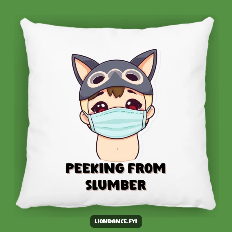 Funny Curious Mask Pillow - Cozy Comfort for Mystery Lovers