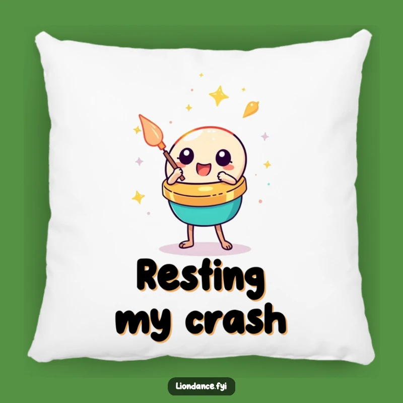 Funny Cymbal Clash Pillow - Cozy Percussion Comfort and Humor