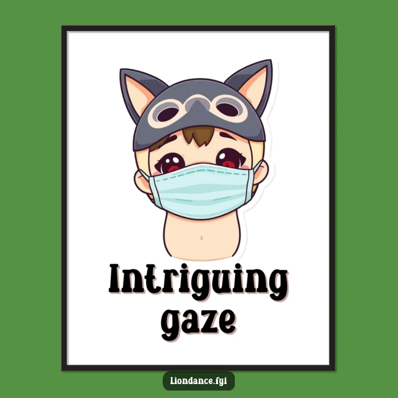 Funny Masked Peek Digital Art - Instant Intriguing Decor