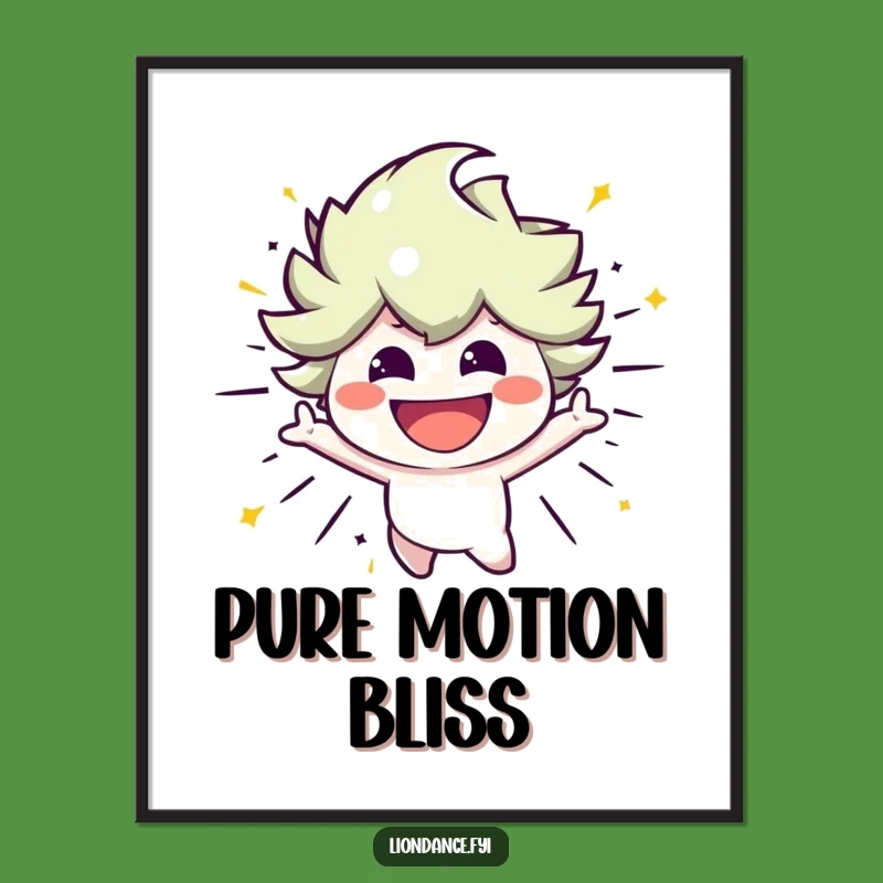 Funny Energetic Character Art: Vibrant Decor for Instant Joy!