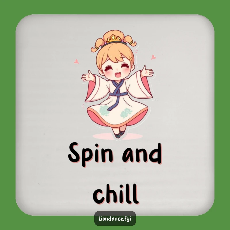 Funny Celebration Spin Coaster - Add Festive Fun to Your Table