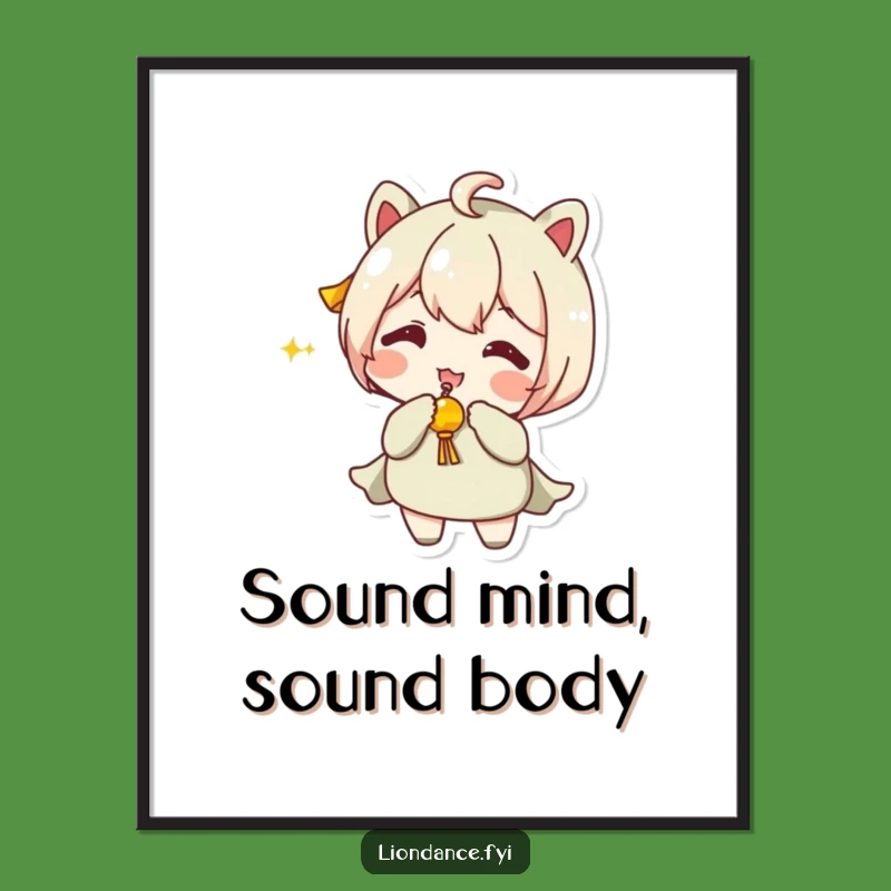 Funny Jingling Prop Shaker Poster - Playful Art for Humorous Home Decor Gift