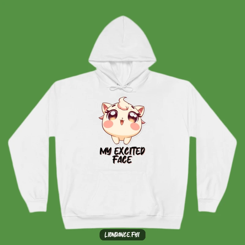 Cozy Funny Excited Eyes Hoodie - Warm Up with Wonder