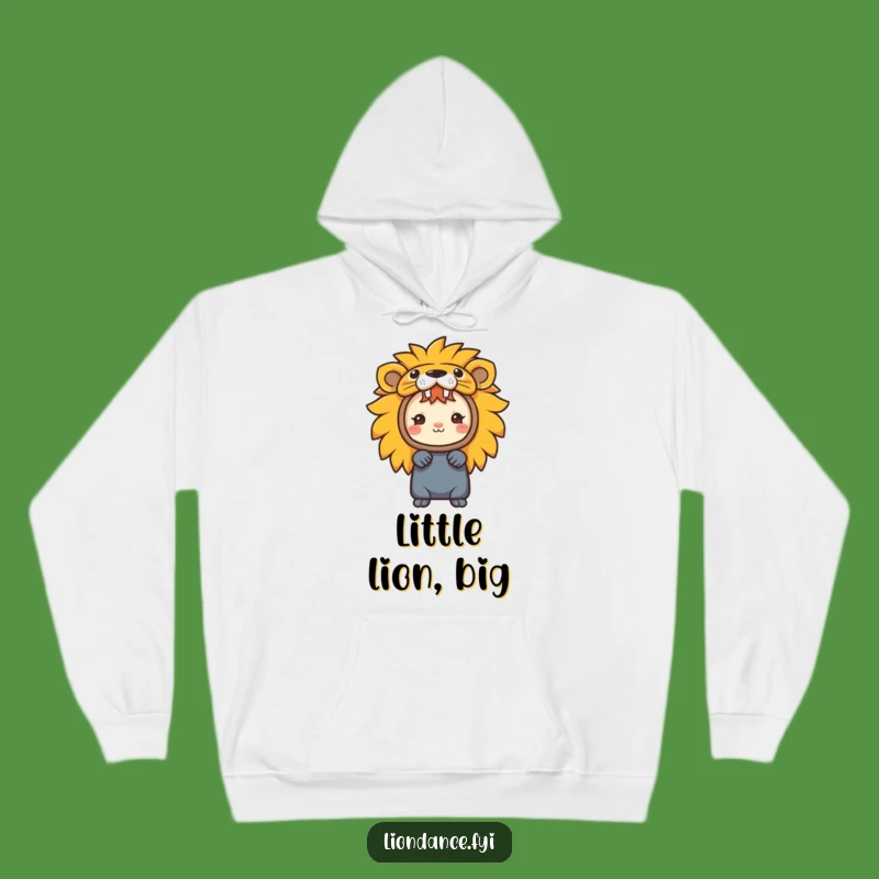 Cozy Funny Hoodie with a Lion Costume Character a Warm and Playful Gift