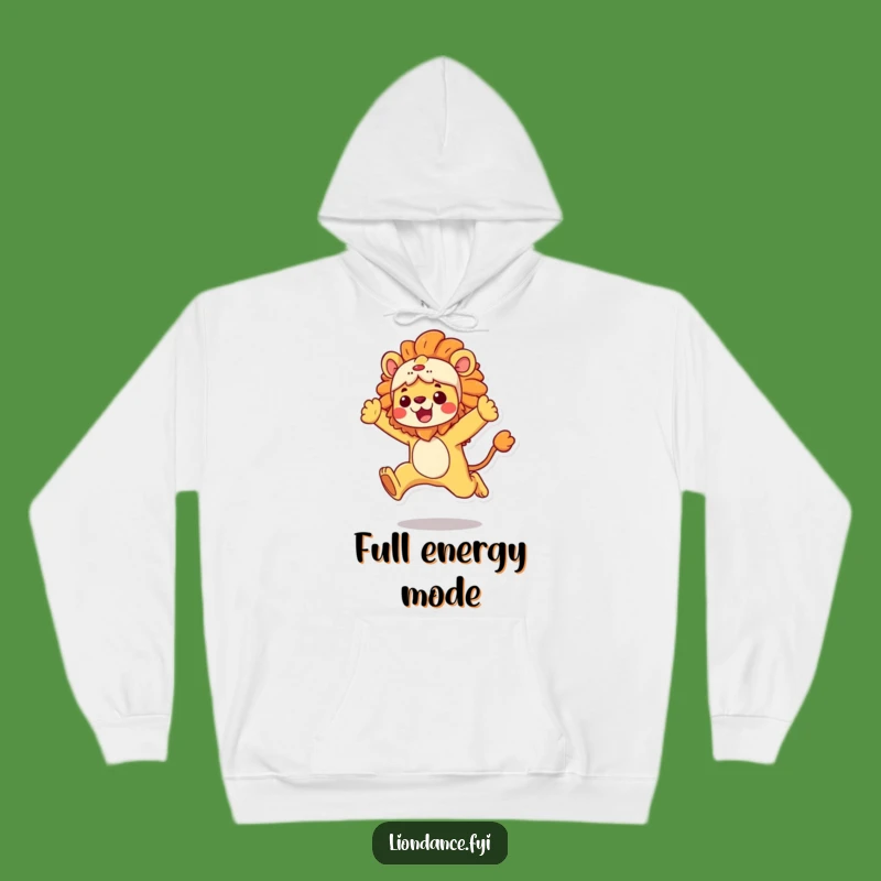 Funny Lion Costume Hoodie: Cozy Comfort with Energetic Leap, Great Funny Gift!