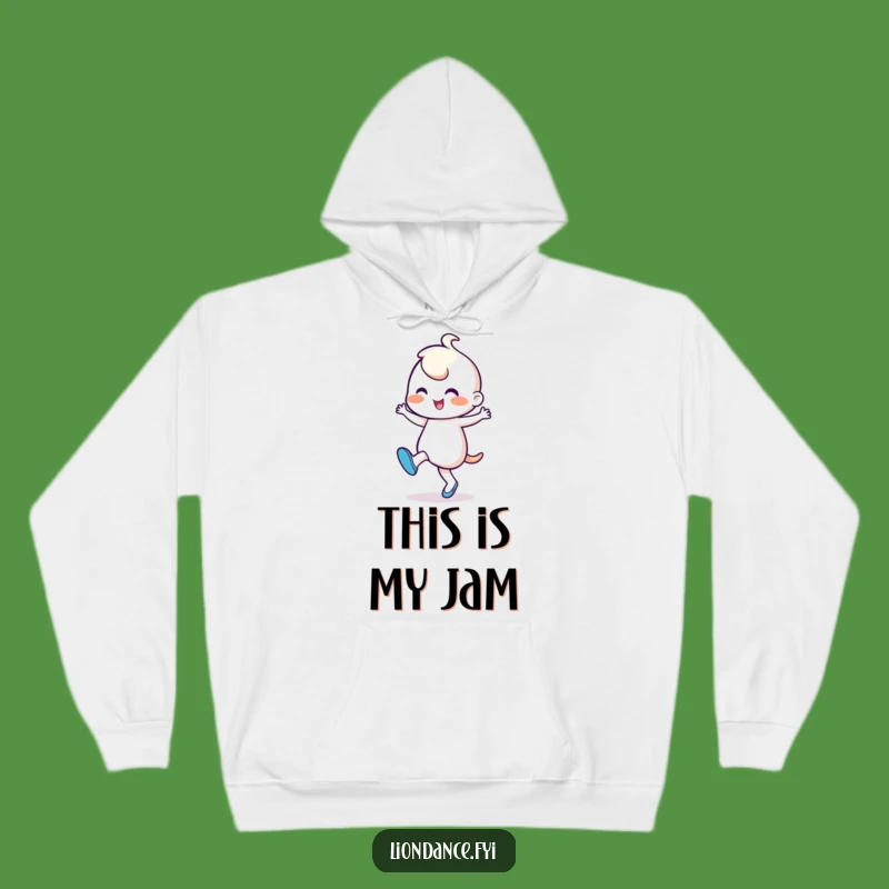 Funny Dancing Character Hoodie: Cozy Cheerful Rhythmic Dancer Apparel, Perfect Funny Gift