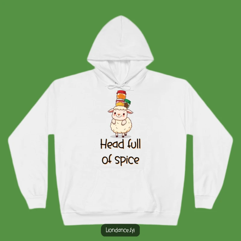 Funny Sheep Spice Jar Hoodie: Cozy Balancing Act Sweatshirt Gift