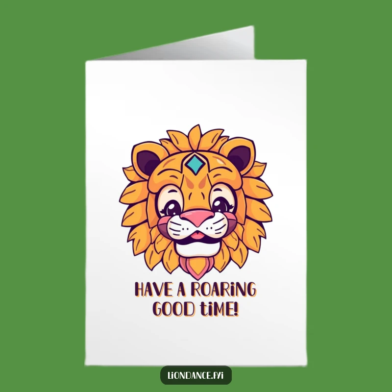 Free Printable Lion Mask Birthday Card: Peek-a-Boo Surprise Fun