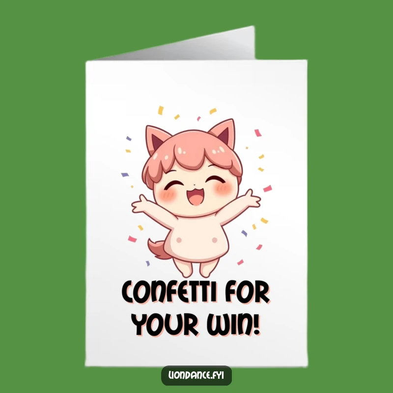 Free Printable Congrats Card: Confetti Joy, Beaming Smile, Hilarious Downloadable