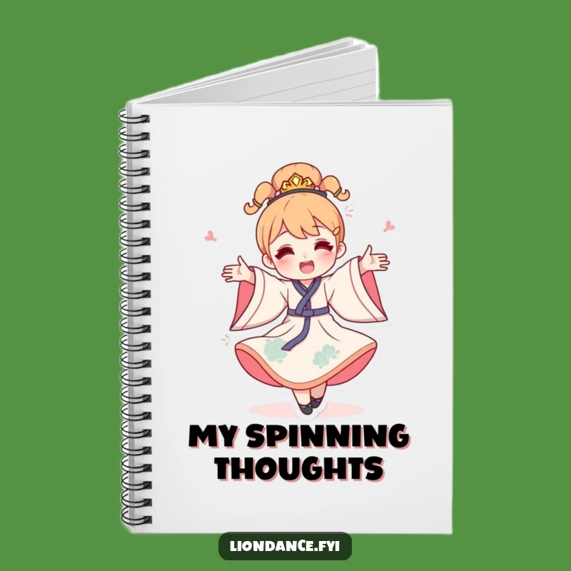 Funny Celebration Spin Notebook - Capture Your Thoughts with Joyful Energy