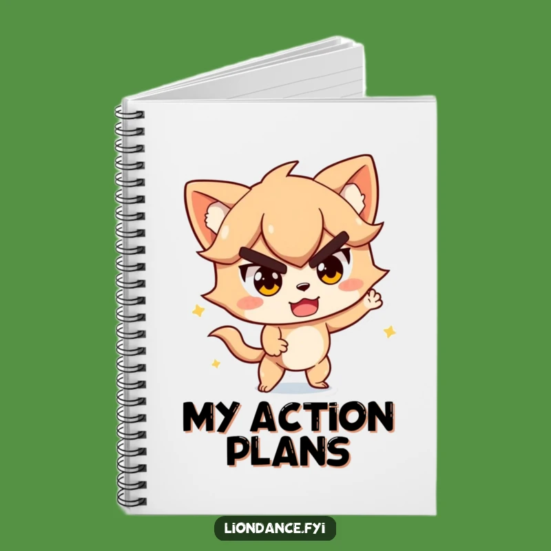 Funny Determined Notebook - Jot Down Ideas with Purpose