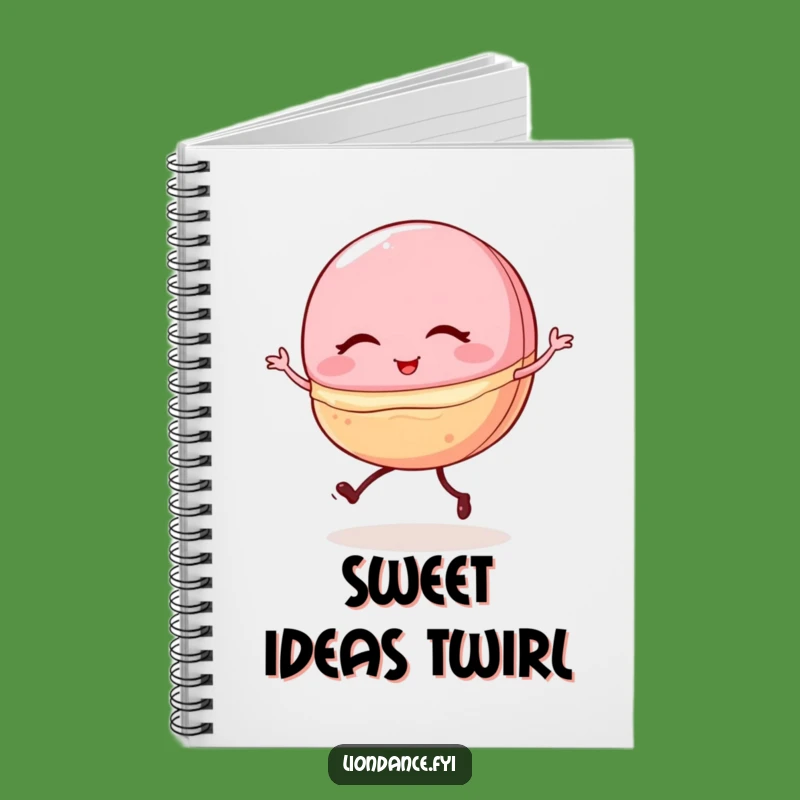 Funny Macaron Ballet Notebook: Sweet Ideas Journal, Perfect Humorous Stationery Gift