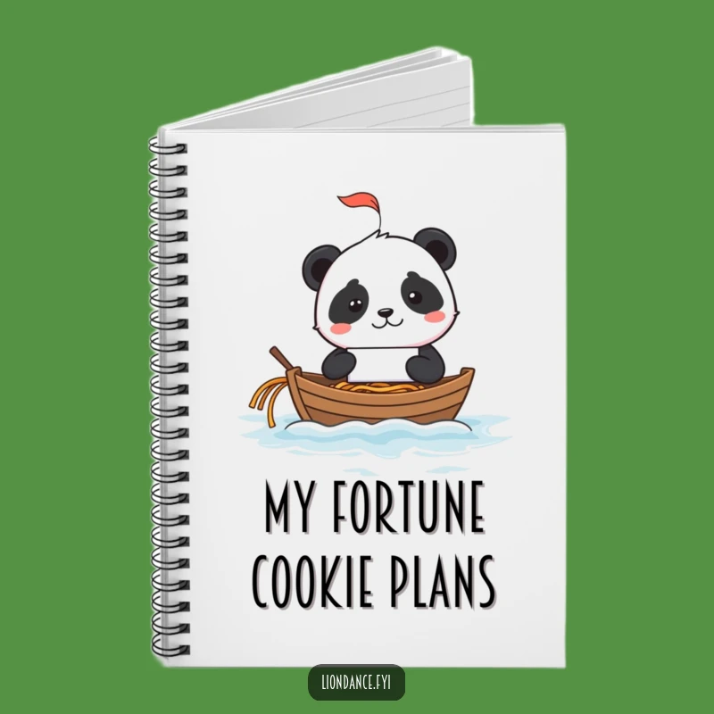 Funny Panda Noodle Notebook: Fortune Cookie Journal for Hilarious Notes Gift