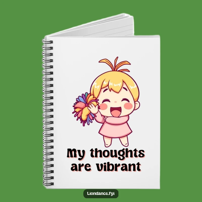 Funny Pom-Pom Cheer Notebook: Enthusiastic Journal, Creative Funny Gift for Students