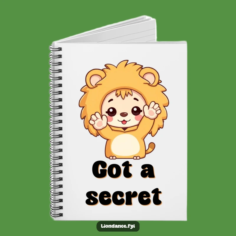 Funny Lion Notebook: Peek-a-Boo Character Waving, Journal Your Thoughts with Enthusiasm