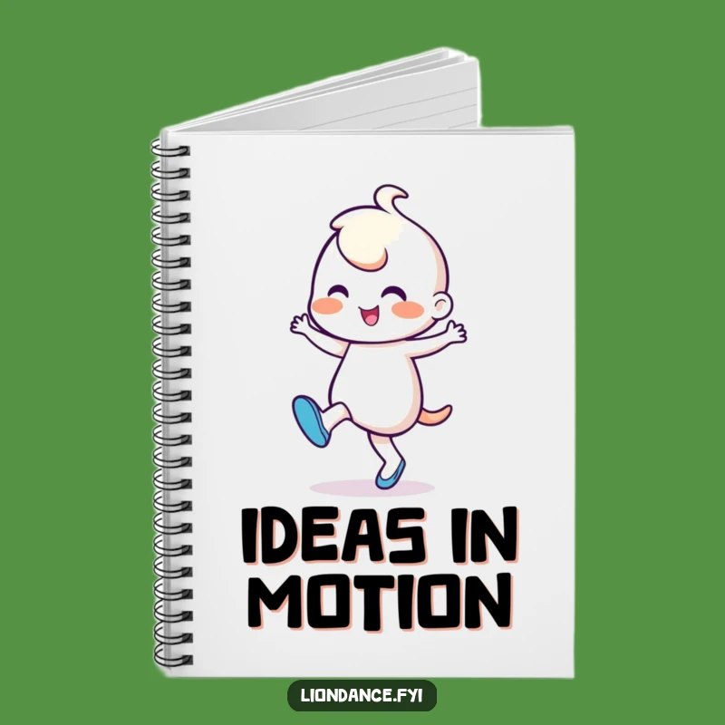 Funny Dancing Character Notebook: Cheerful Rhythmic Dancer's Journal, Perfect Funny Gift