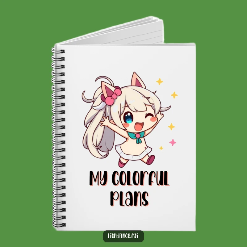 Funny Streamer Doodle Notebook - Capture Ideas with Playful Energy