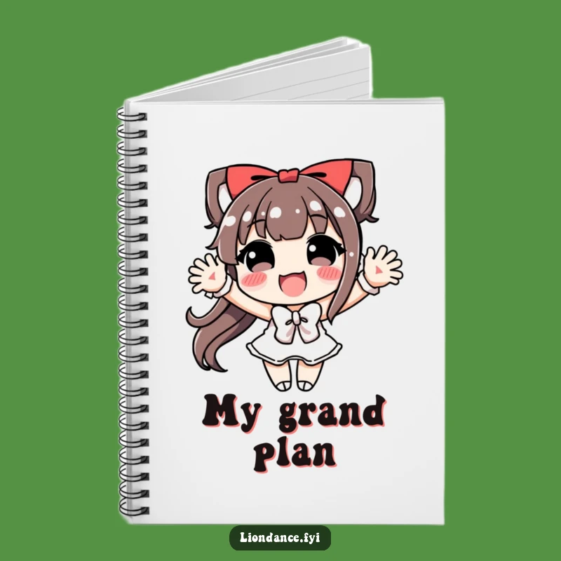 Funny Joyful Bow Notebook - Humorous Gift for Theatrical & Gracious Note-Takers