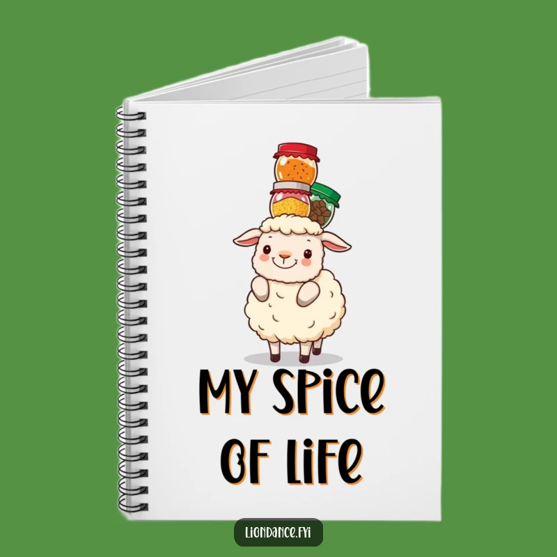 Funny Sheep Spice Notebook: Balancing Act Journal for Hilarious Notes Gift
