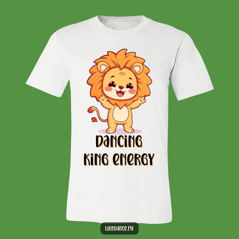 Funny Dancing Lion T-Shirt: Character's Silly Dance, Wear Your Humor Loudly
