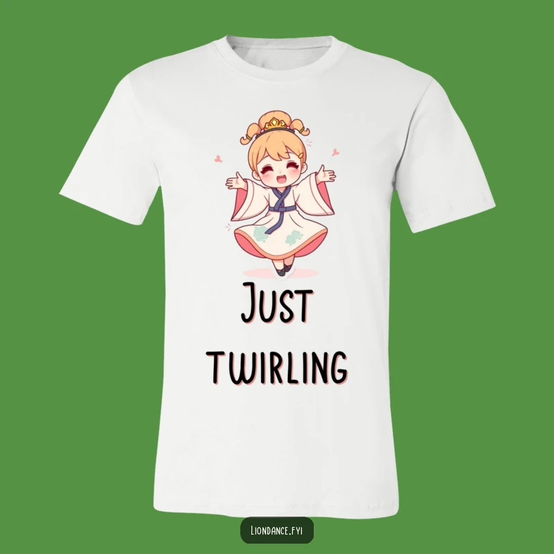 Funny Celebration Spin T-Shirt - Expressive Costume Dance Wear