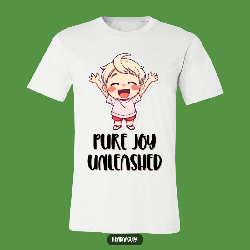 Funny Enthusiastic Child T-Shirt: Wear Your Joyful Spirit Loudly