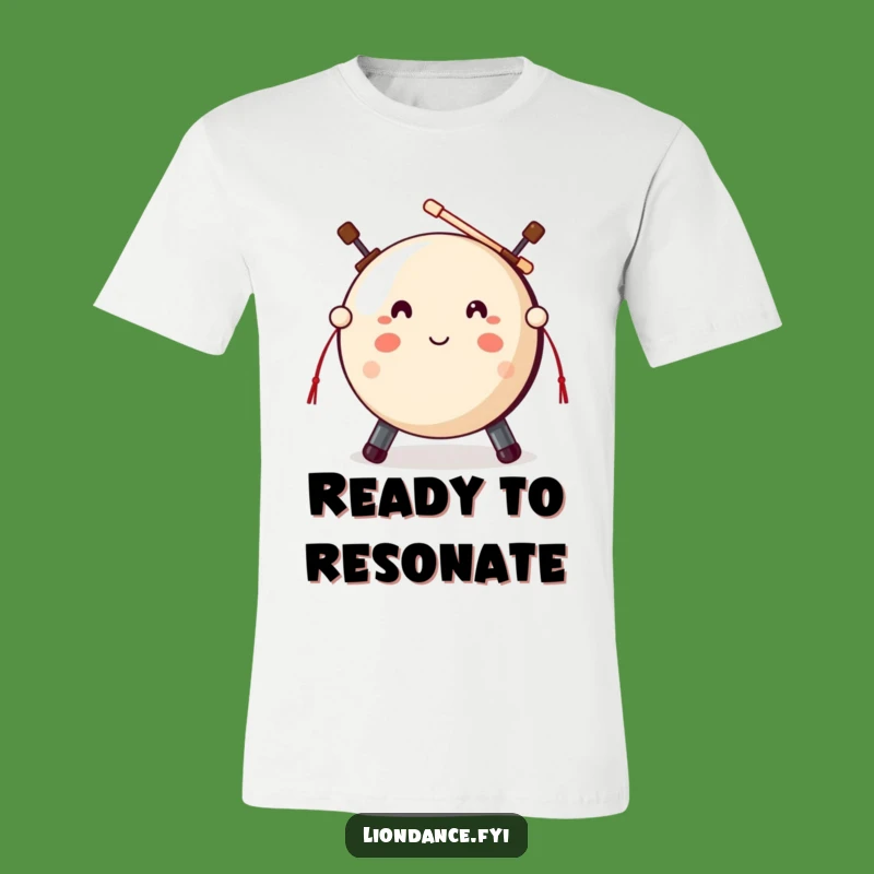 Funny Gong Strike T-Shirt - Wearable Percussion Humor