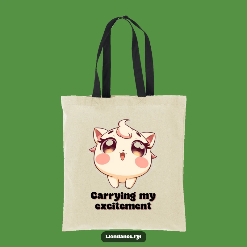 Funny Excited Eyes Tote Bag - Carry Your Wonder Everywhere