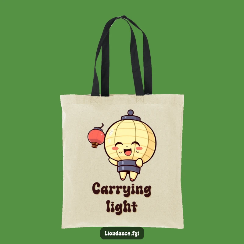 Funny Lantern Bobbing Tote Bag: Carry Your Joy Stylishly