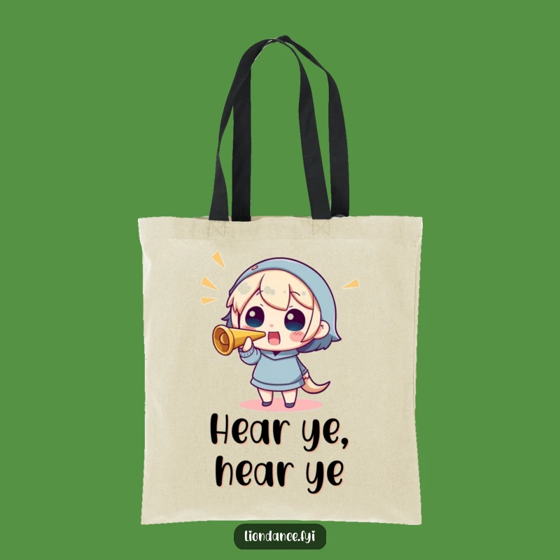 Funny Horn Blower Tote Bag: Carry Your Cheer With This Funny Gift Bag